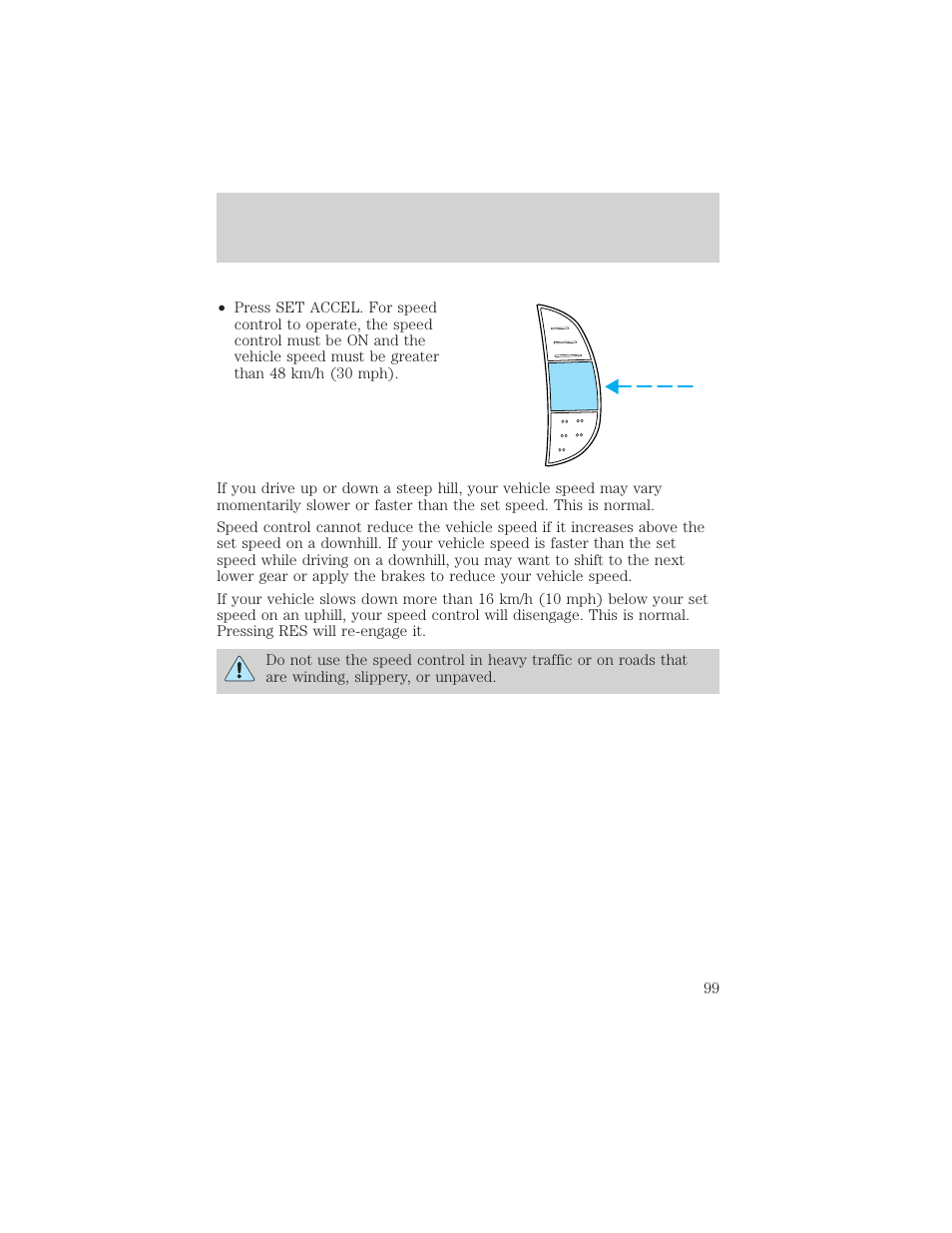 Driver controls | FORD 2002 E-450 v.1 User Manual | Page 99 / 272