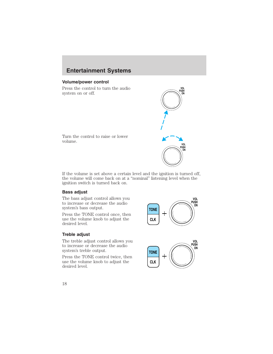 Entertainment systems | FORD 2002 E-450 v.2 User Manual | Page 18 / 256