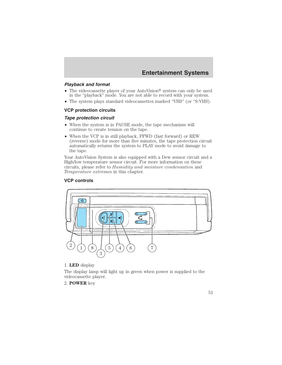Entertainment systems | FORD 2002 E-450 v.2 User Manual | Page 51 / 256