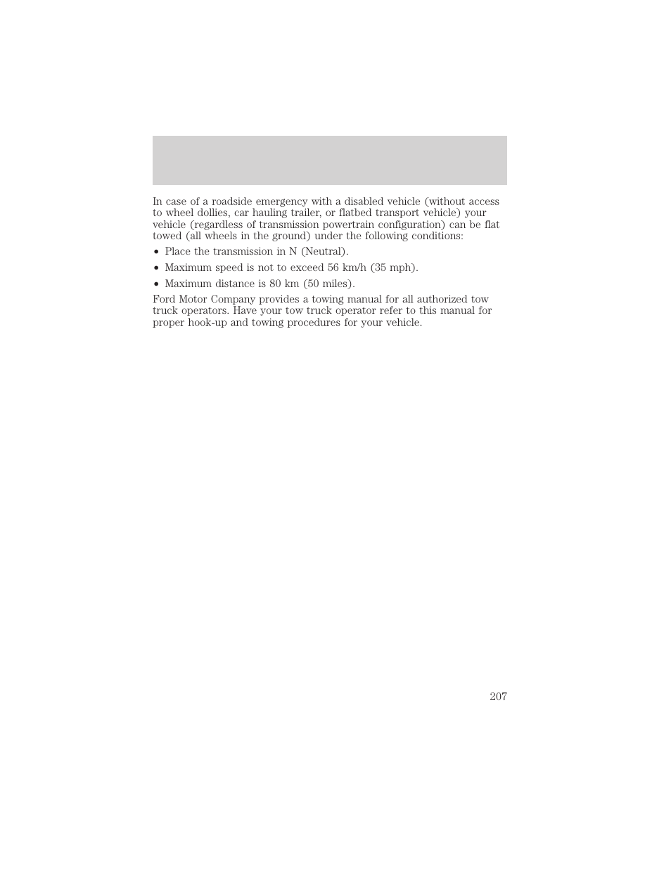 FORD 2002 Escape v.1 User Manual | Page 207 / 280
