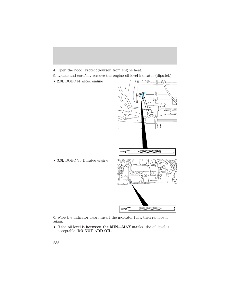 Maintenance and specifications | FORD 2002 Escape v.1 User Manual | Page 232 / 280