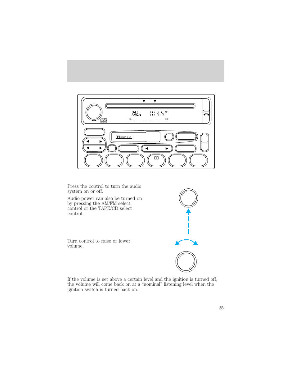 Entertainment systems | FORD 2002 Escape v.1 User Manual | Page 25 / 280