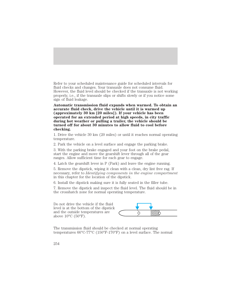 Maintenance and specifications | FORD 2002 Escape v.1 User Manual | Page 254 / 280