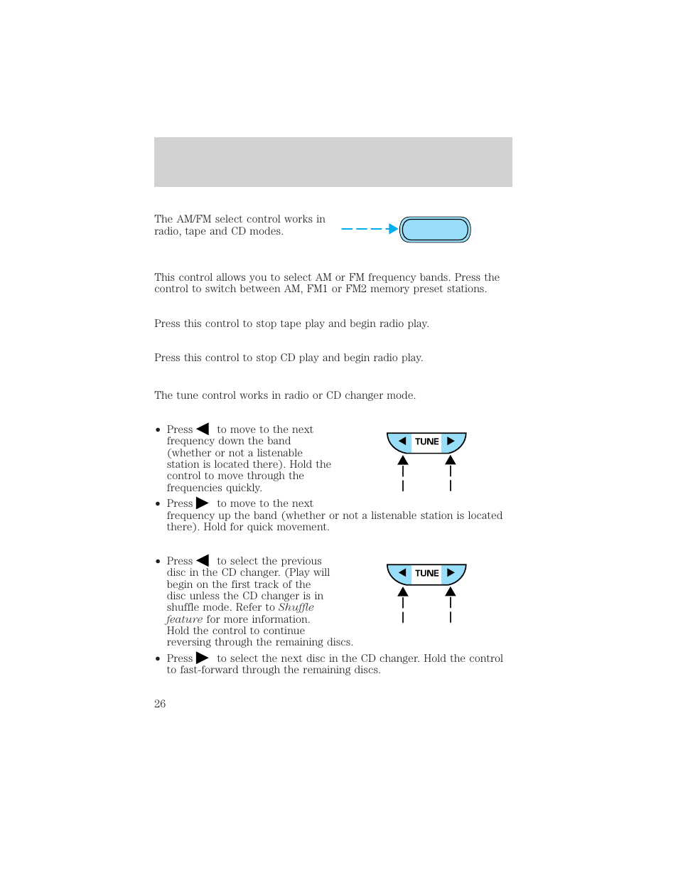 Entertainment systems | FORD 2002 Escape v.1 User Manual | Page 26 / 280