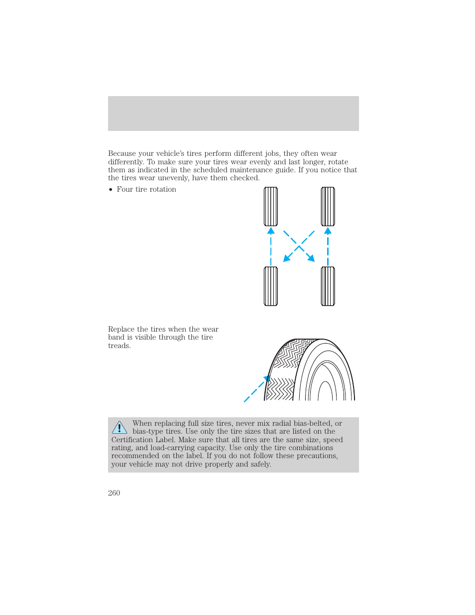 Maintenance and specifications | FORD 2002 Escape v.1 User Manual | Page 260 / 280