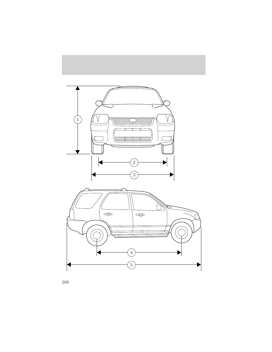 Maintenance and specifications | FORD 2002 Escape v.1 User Manual | Page 268 / 280