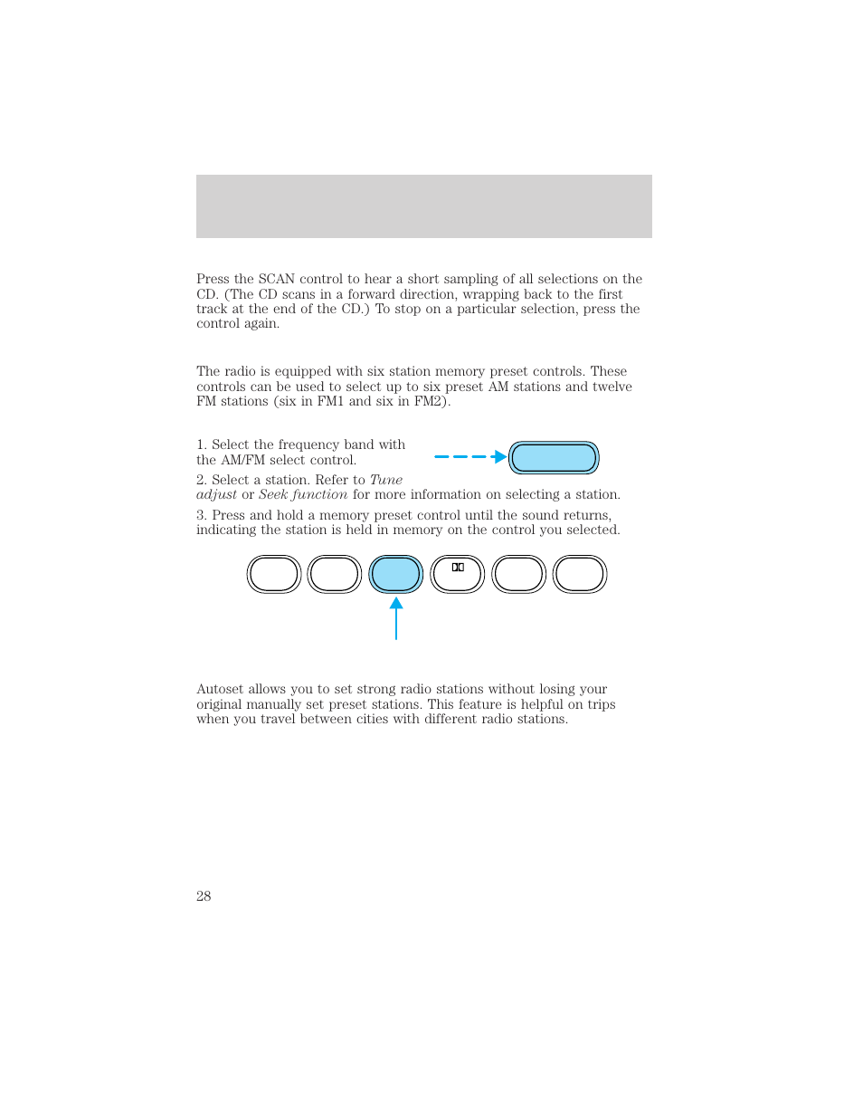 Entertainment systems | FORD 2002 Escape v.1 User Manual | Page 28 / 280