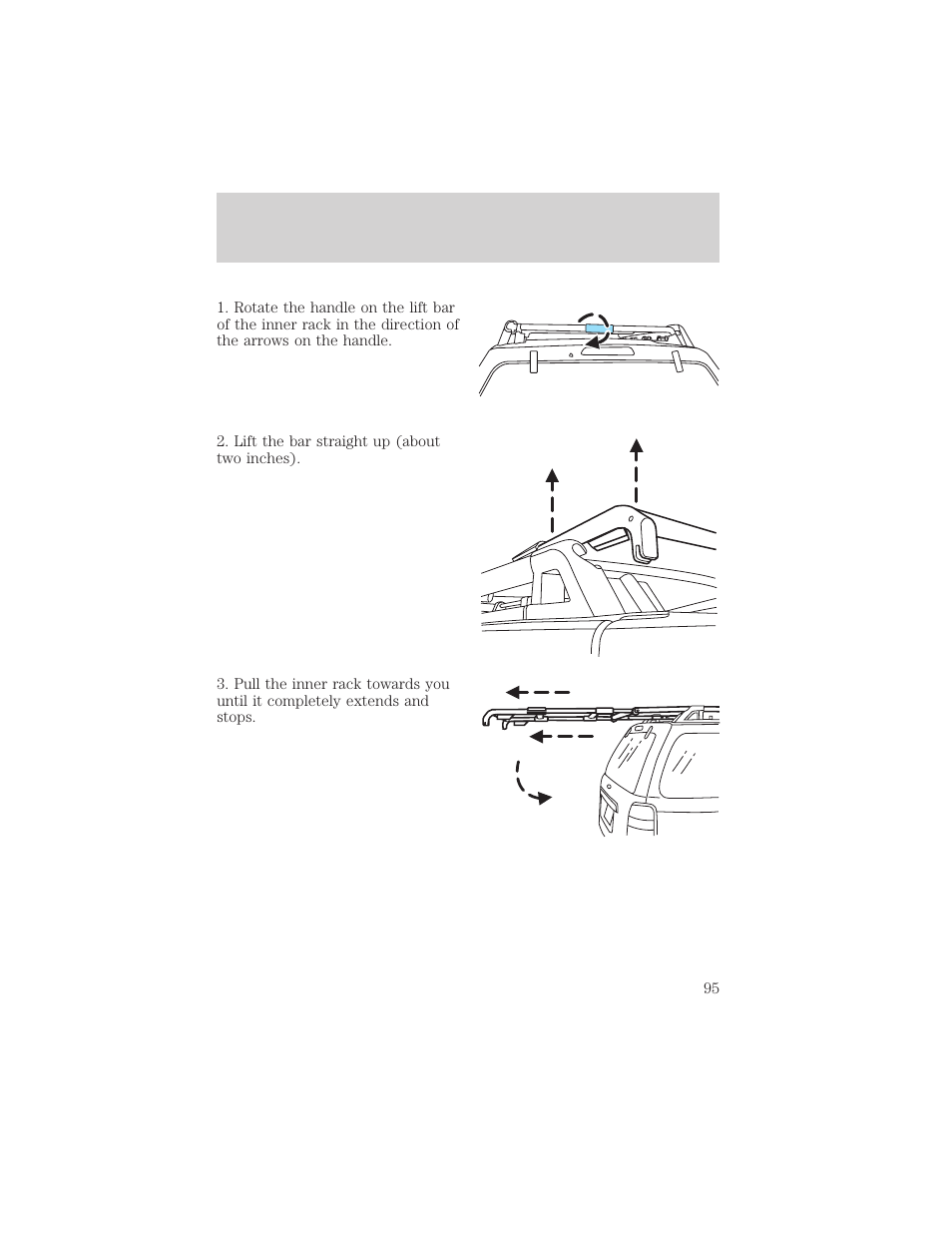 Driver controls | FORD 2002 Escape v.1 User Manual | Page 95 / 280