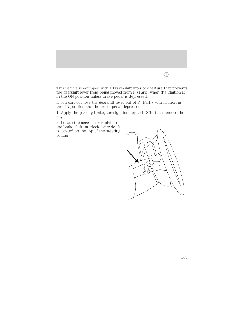 Driving | FORD 2002 Escape v.2 User Manual | Page 163 / 280