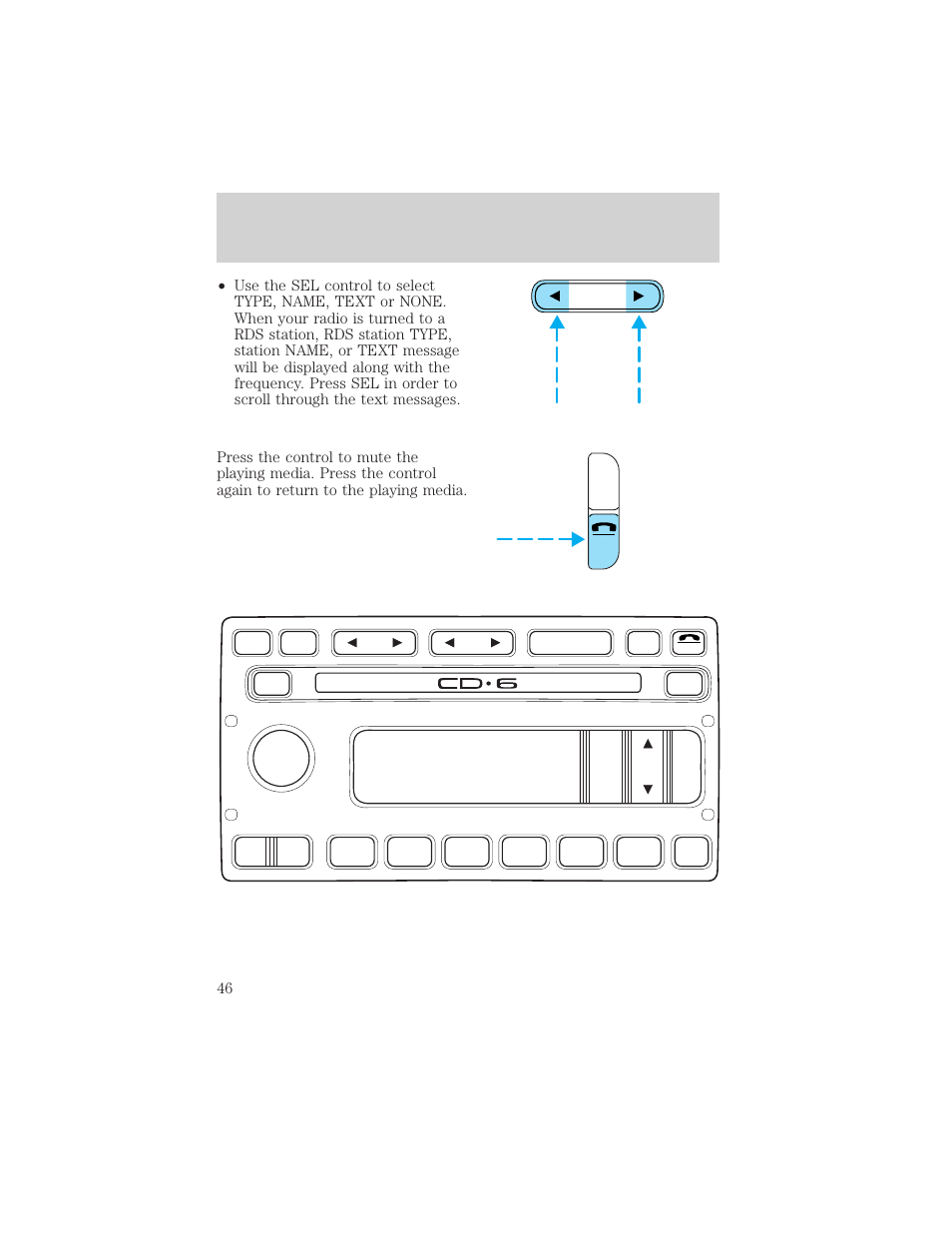 Entertainment systems | FORD 2002 Escape v.2 User Manual | Page 46 / 280