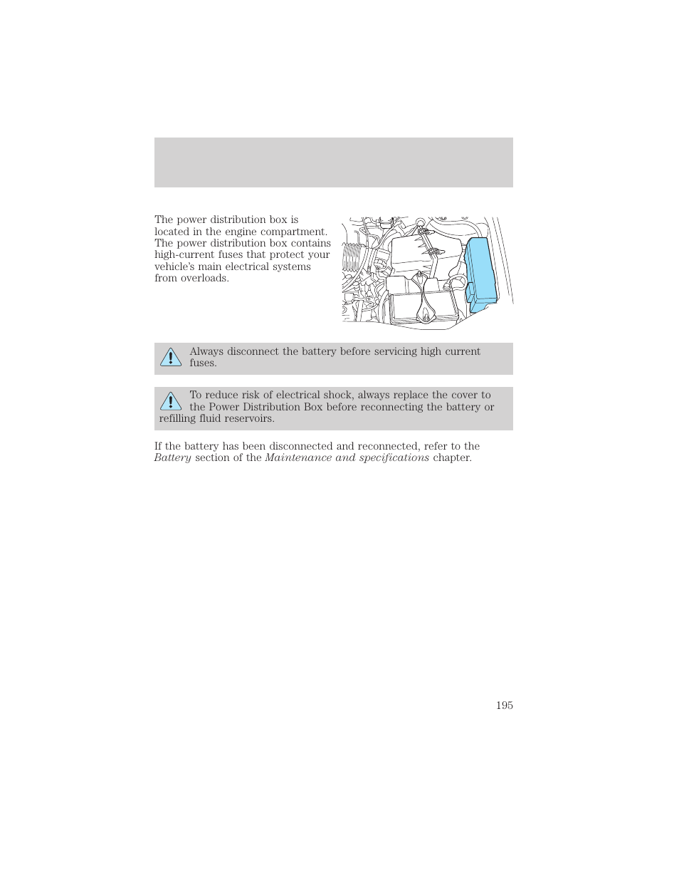 Roadside emergencies | FORD 2002 Escape v.3 User Manual | Page 195 / 288