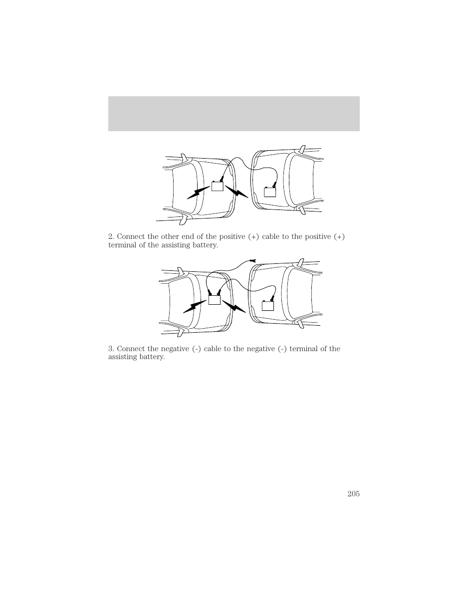 Roadside emergencies | FORD 2002 Escape v.3 User Manual | Page 205 / 288