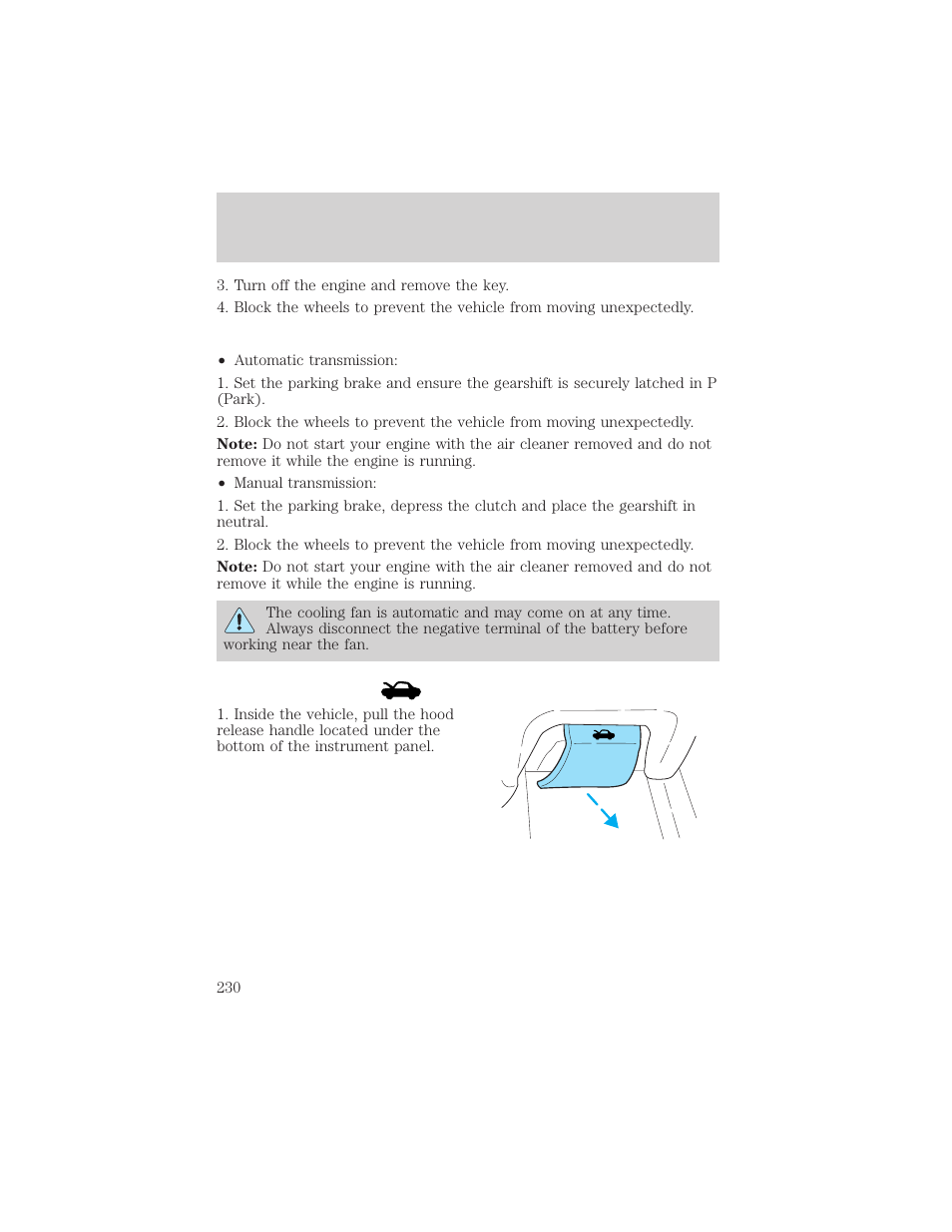 Maintenance and specifications | FORD 2002 Escape v.3 User Manual | Page 230 / 288
