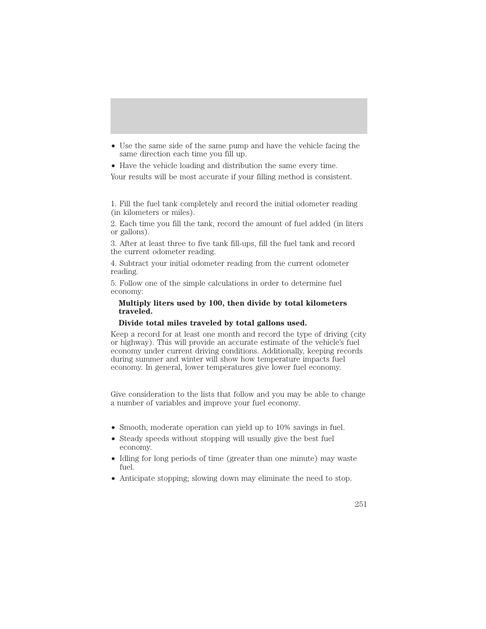 Maintenance and specifications | FORD 2002 Escape v.3 User Manual | Page 251 / 288