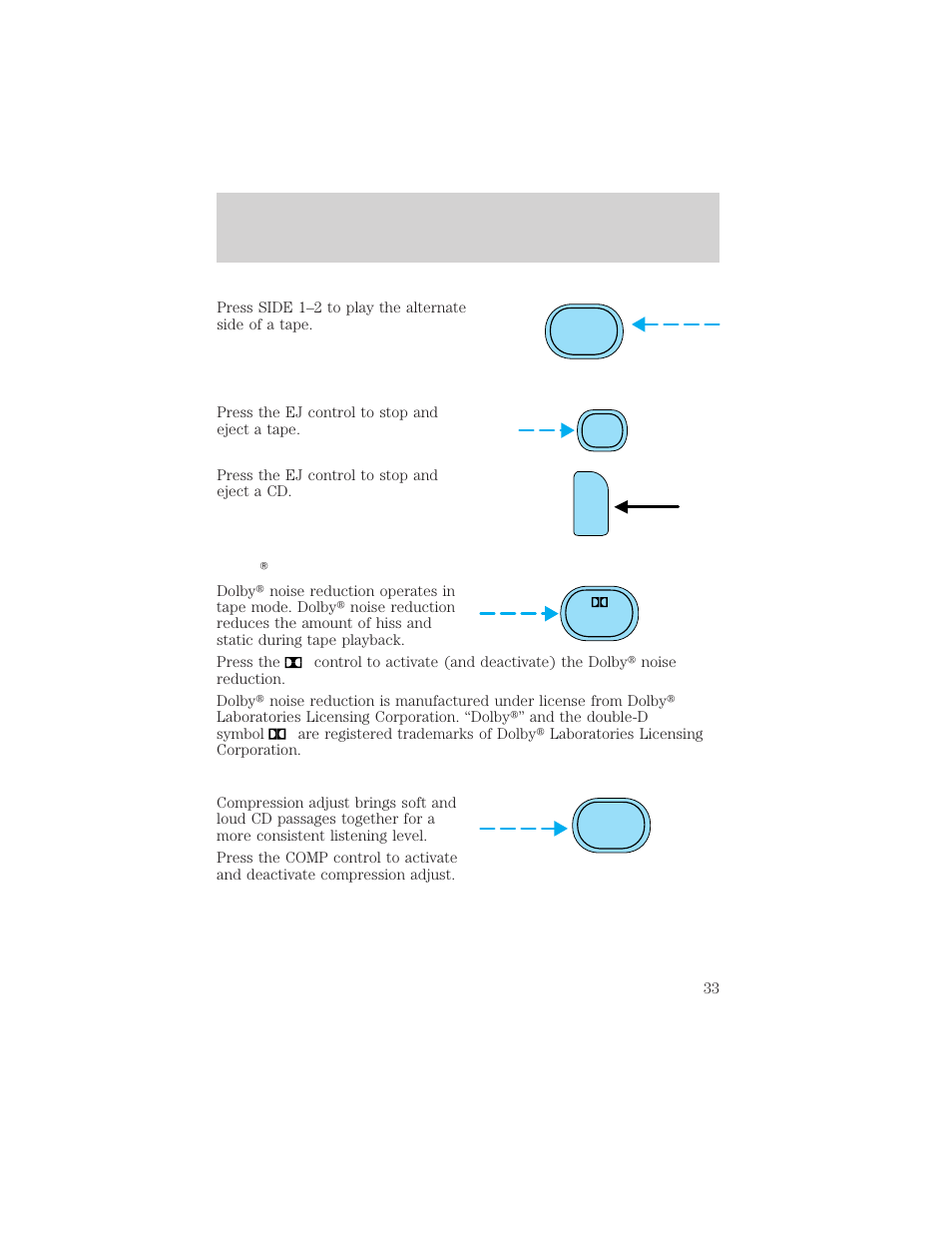 Entertainment systems | FORD 2002 Escape v.3 User Manual | Page 33 / 288