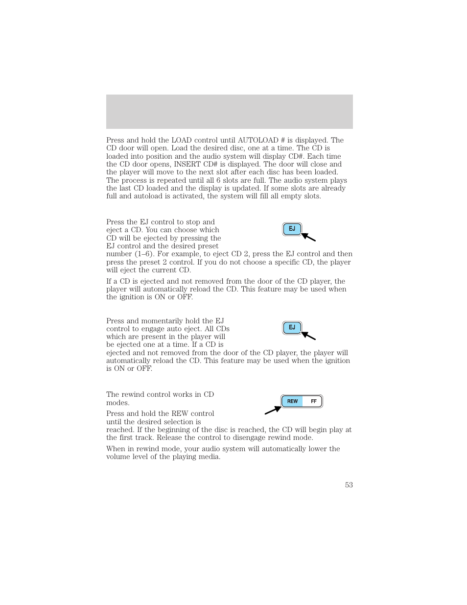 Entertainment systems | FORD 2002 Escape v.3 User Manual | Page 53 / 288