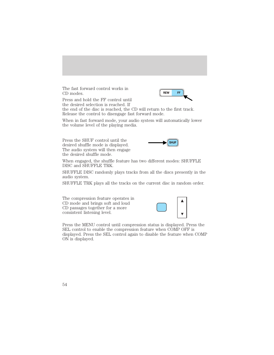 Entertainment systems | FORD 2002 Escape v.3 User Manual | Page 54 / 288