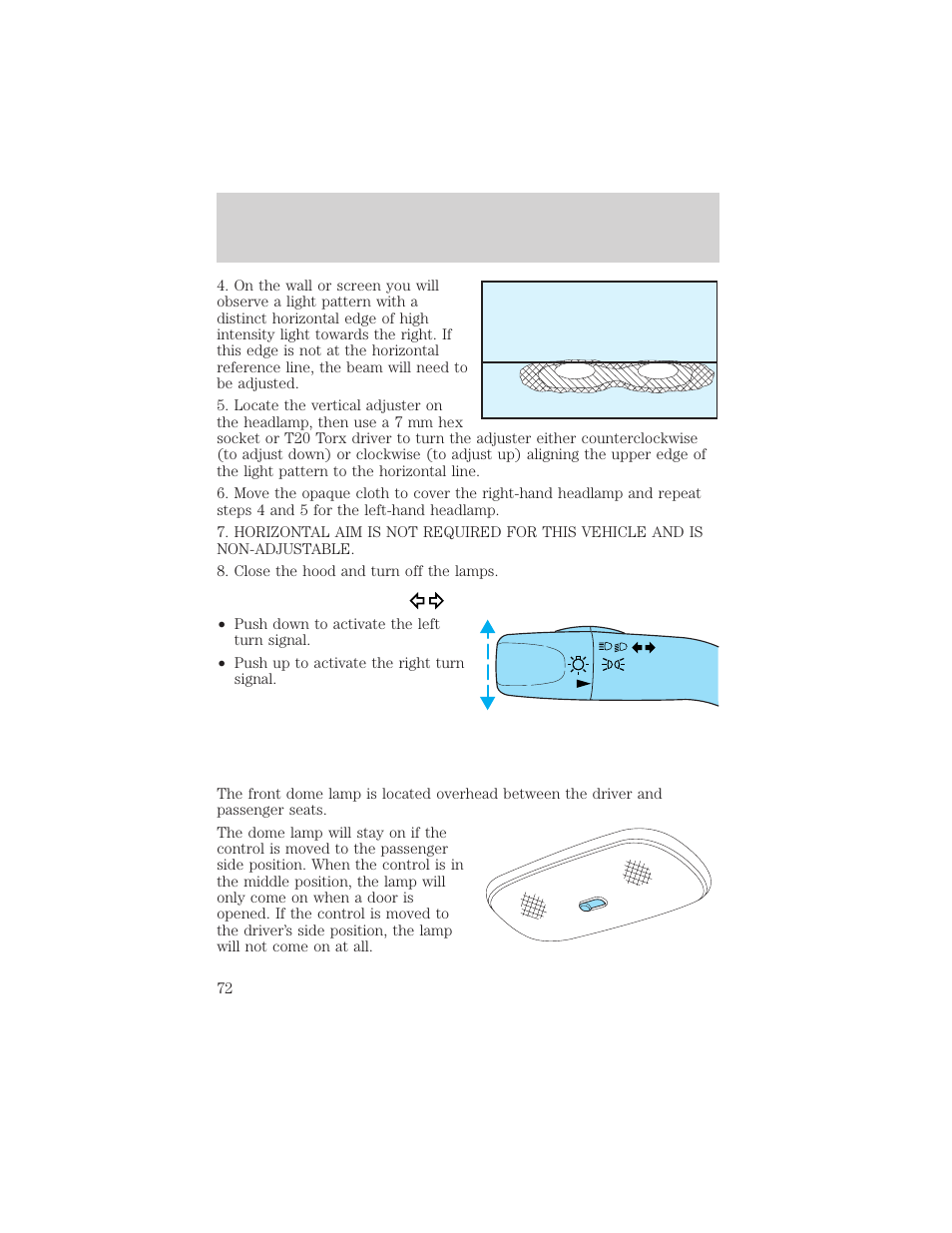 Lights | FORD 2002 Escape v.3 User Manual | Page 72 / 288