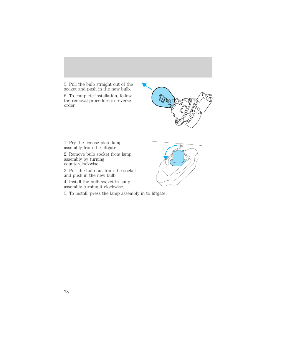 Lights | FORD 2002 Escape v.3 User Manual | Page 78 / 288