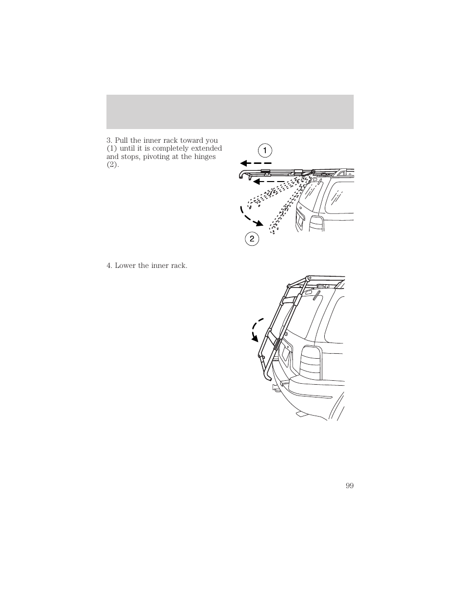 Driver controls | FORD 2002 Escape v.3 User Manual | Page 99 / 288