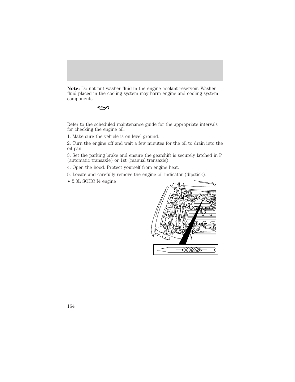 Maintenance and specifications | FORD 2002 Escort v.1 User Manual | Page 164 / 216