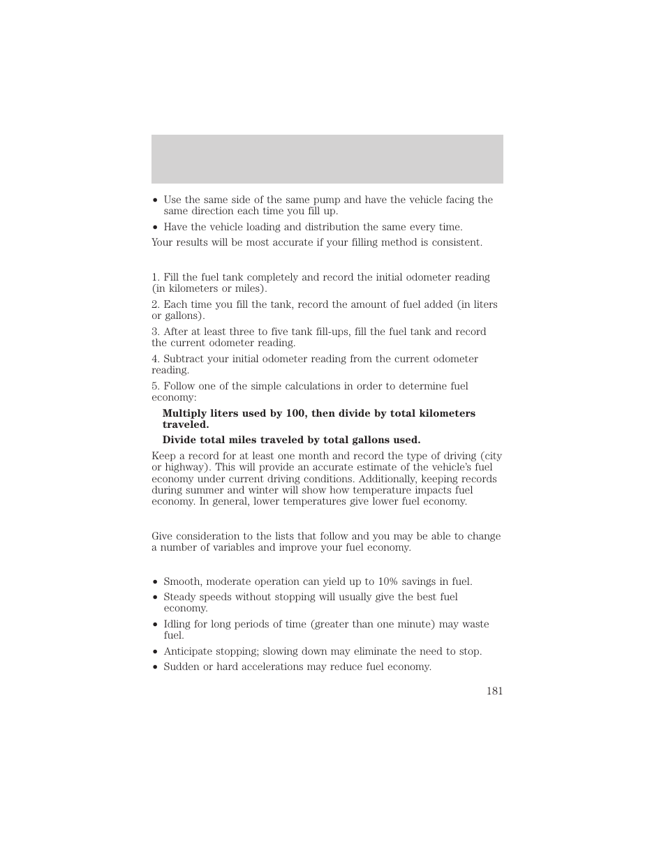 Maintenance and specifications | FORD 2002 Escort v.1 User Manual | Page 181 / 216