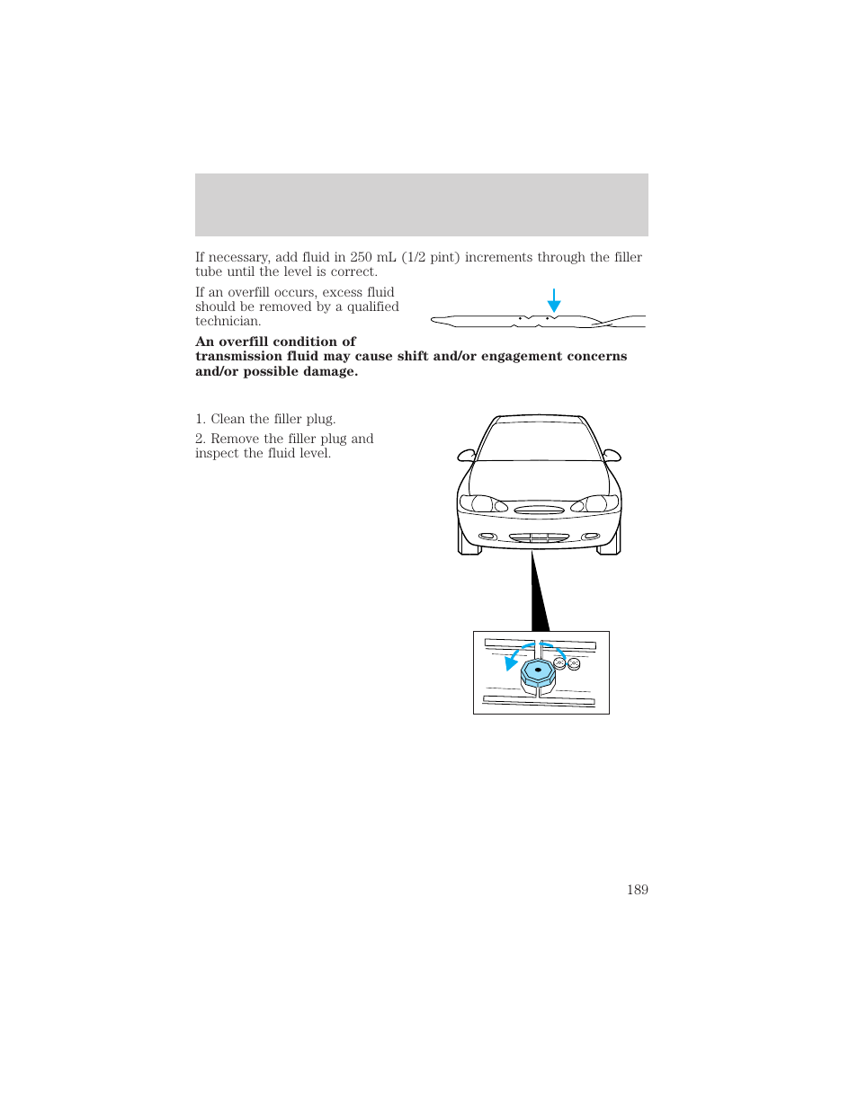Maintenance and specifications | FORD 2002 Escort v.1 User Manual | Page 189 / 216