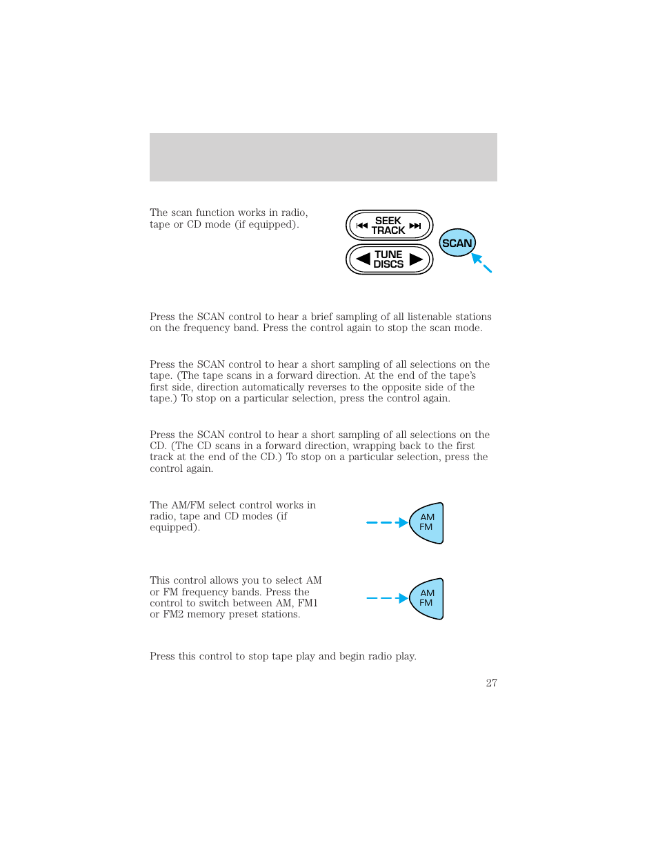 Entertainment systems | FORD 2002 Escort v.1 User Manual | Page 27 / 216