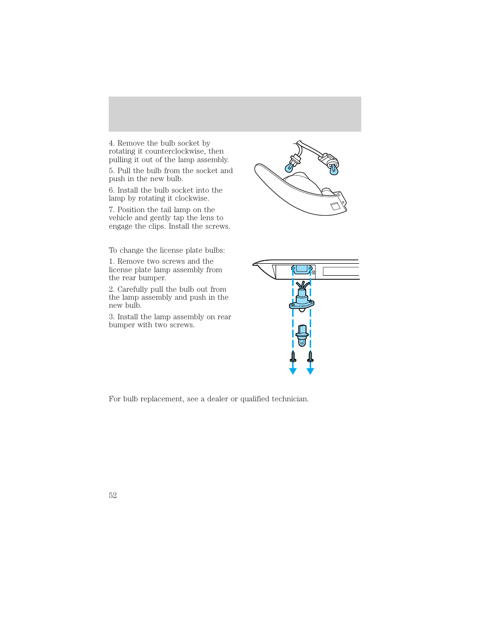 Lights | FORD 2002 Escort v.1 User Manual | Page 52 / 216