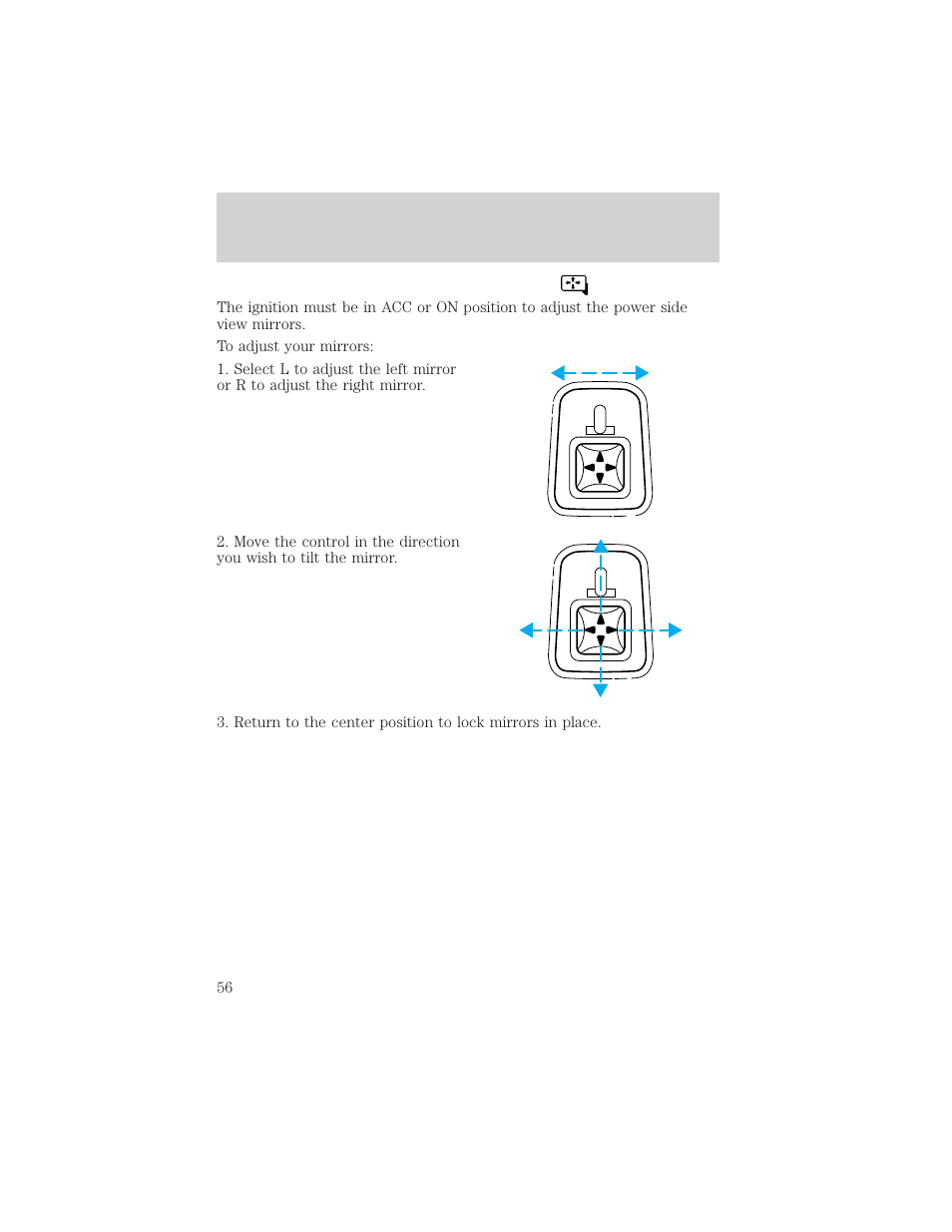 Driver controls | FORD 2002 Escort v.1 User Manual | Page 56 / 216