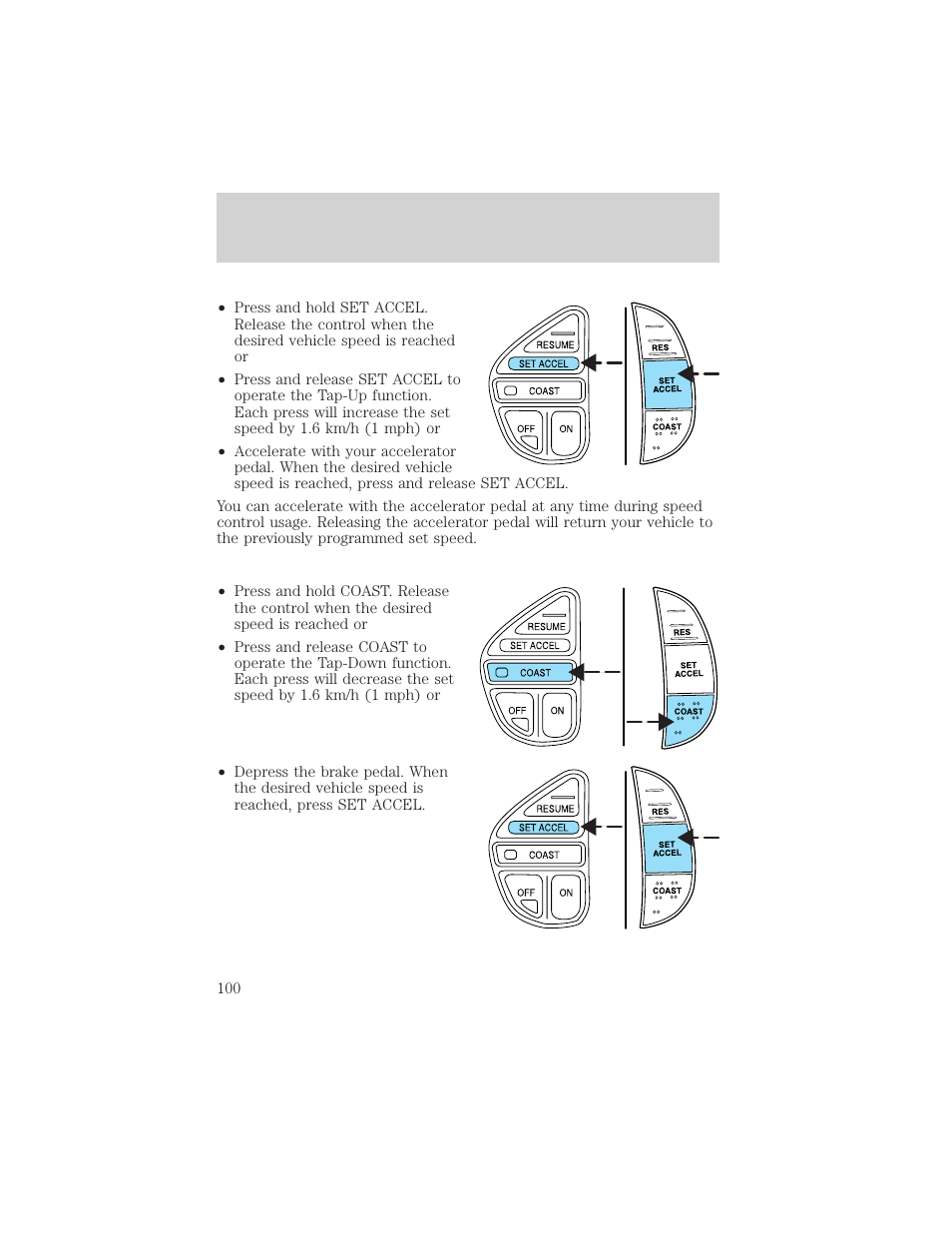 Driver controls | FORD 2002 Excursion v.1 User Manual | Page 100 / 296