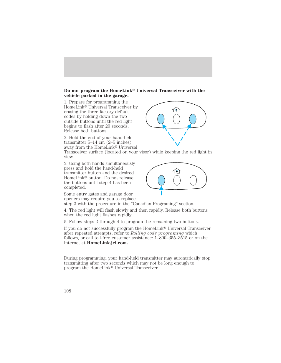 Driver controls | FORD 2002 Excursion v.1 User Manual | Page 108 / 296