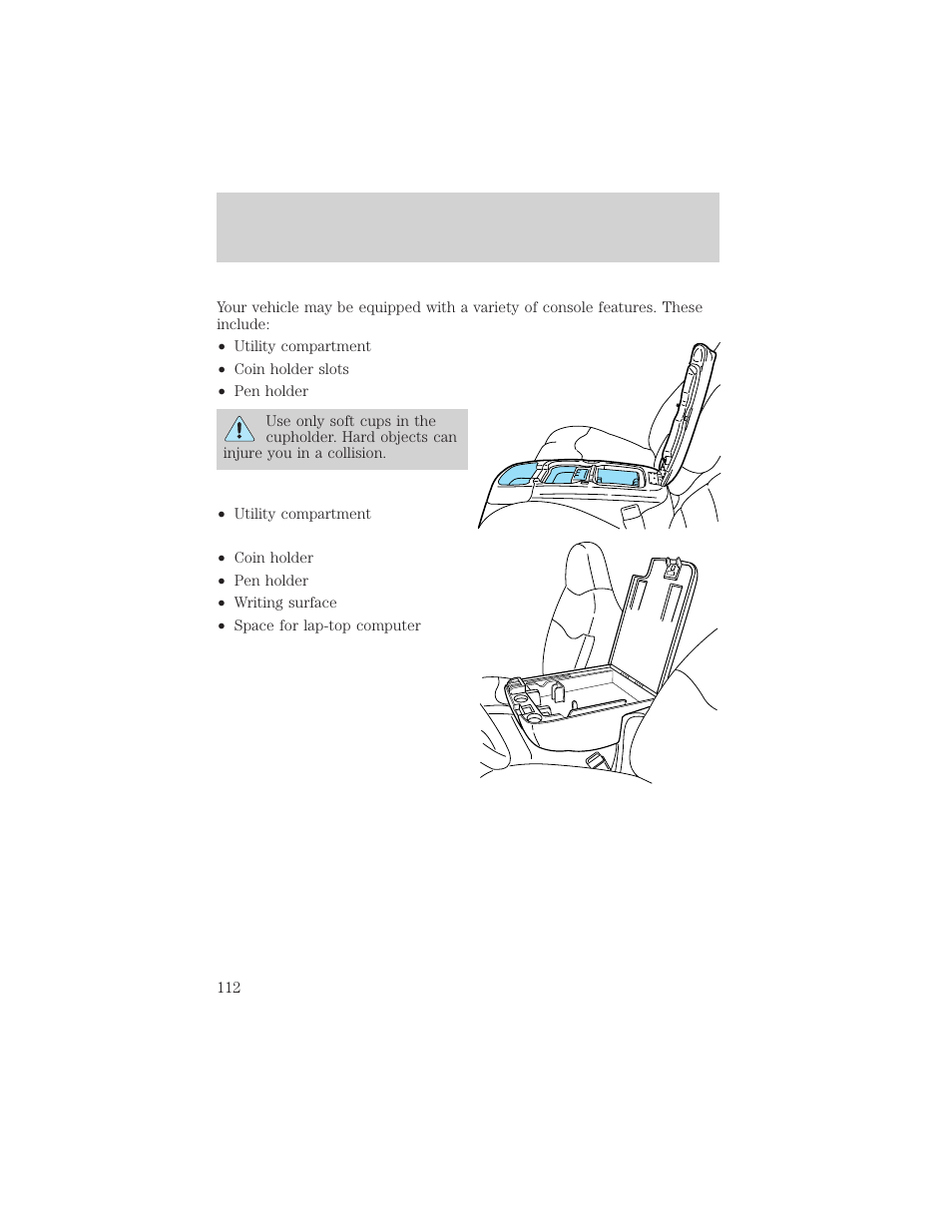 Driver controls | FORD 2002 Excursion v.1 User Manual | Page 112 / 296