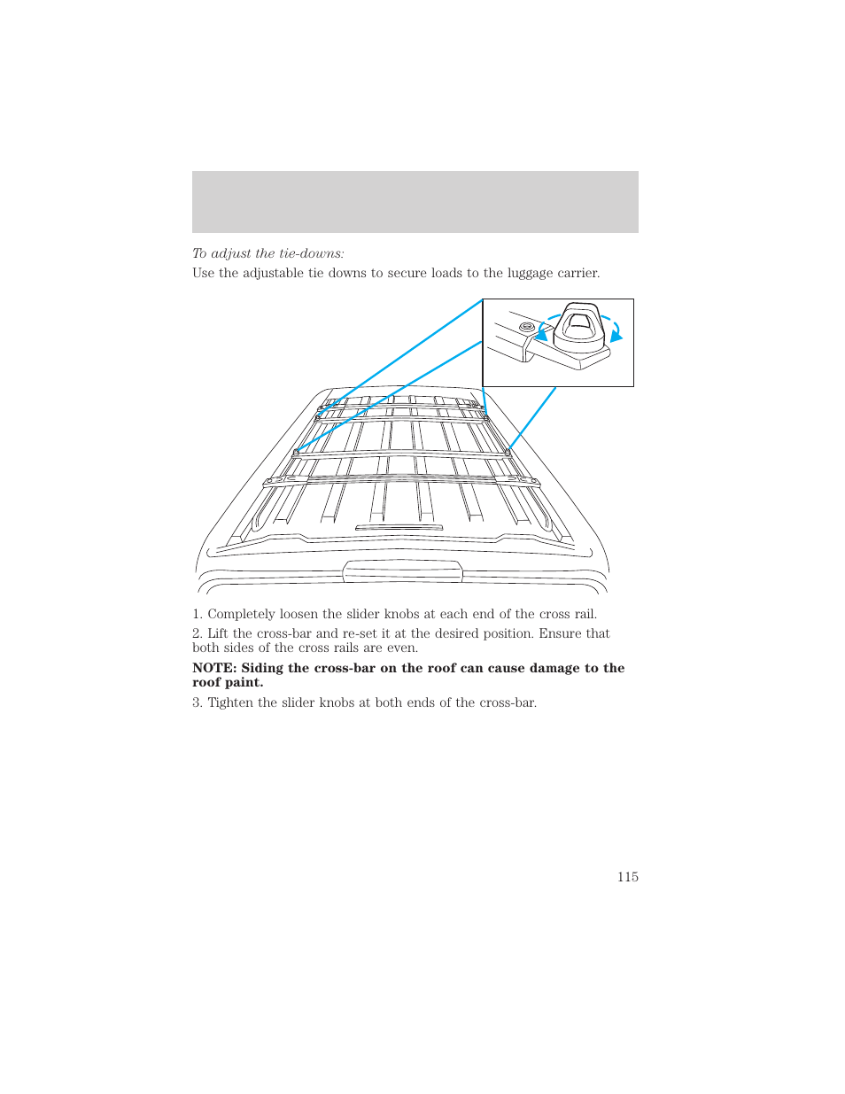 Driver controls | FORD 2002 Excursion v.1 User Manual | Page 115 / 296