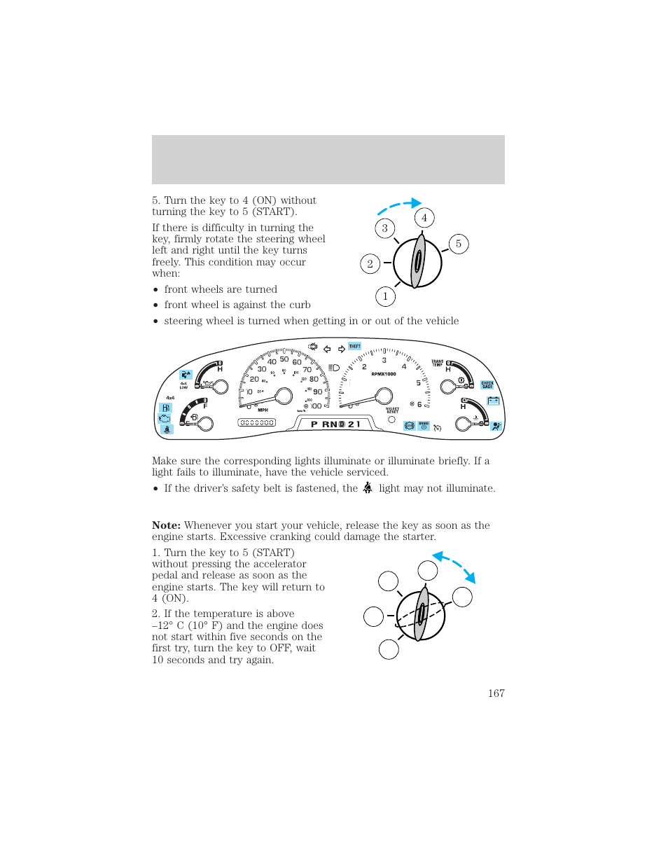 Driving | FORD 2002 Excursion v.1 User Manual | Page 167 / 296