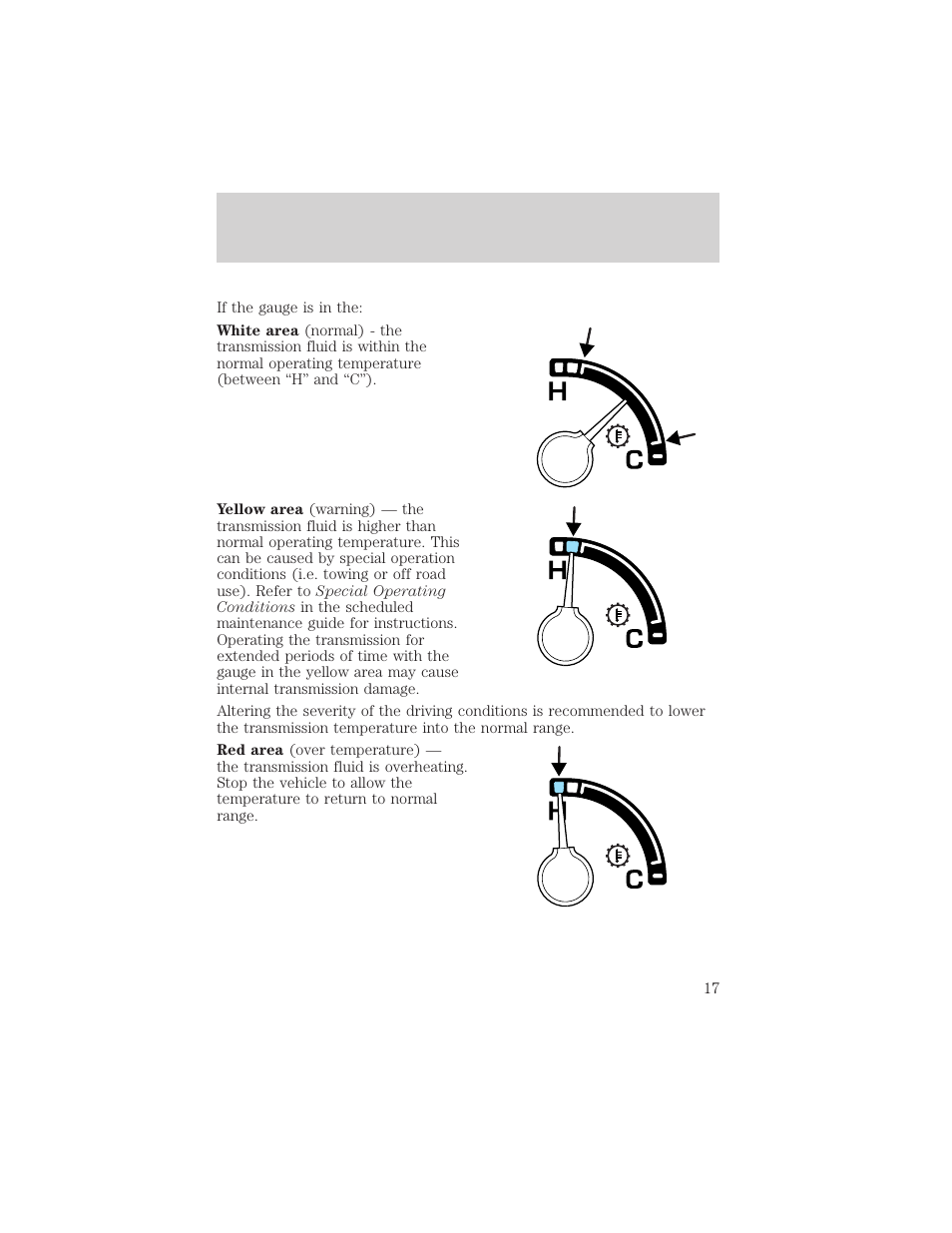 Instrument cluster | FORD 2002 Excursion v.1 User Manual | Page 17 / 296