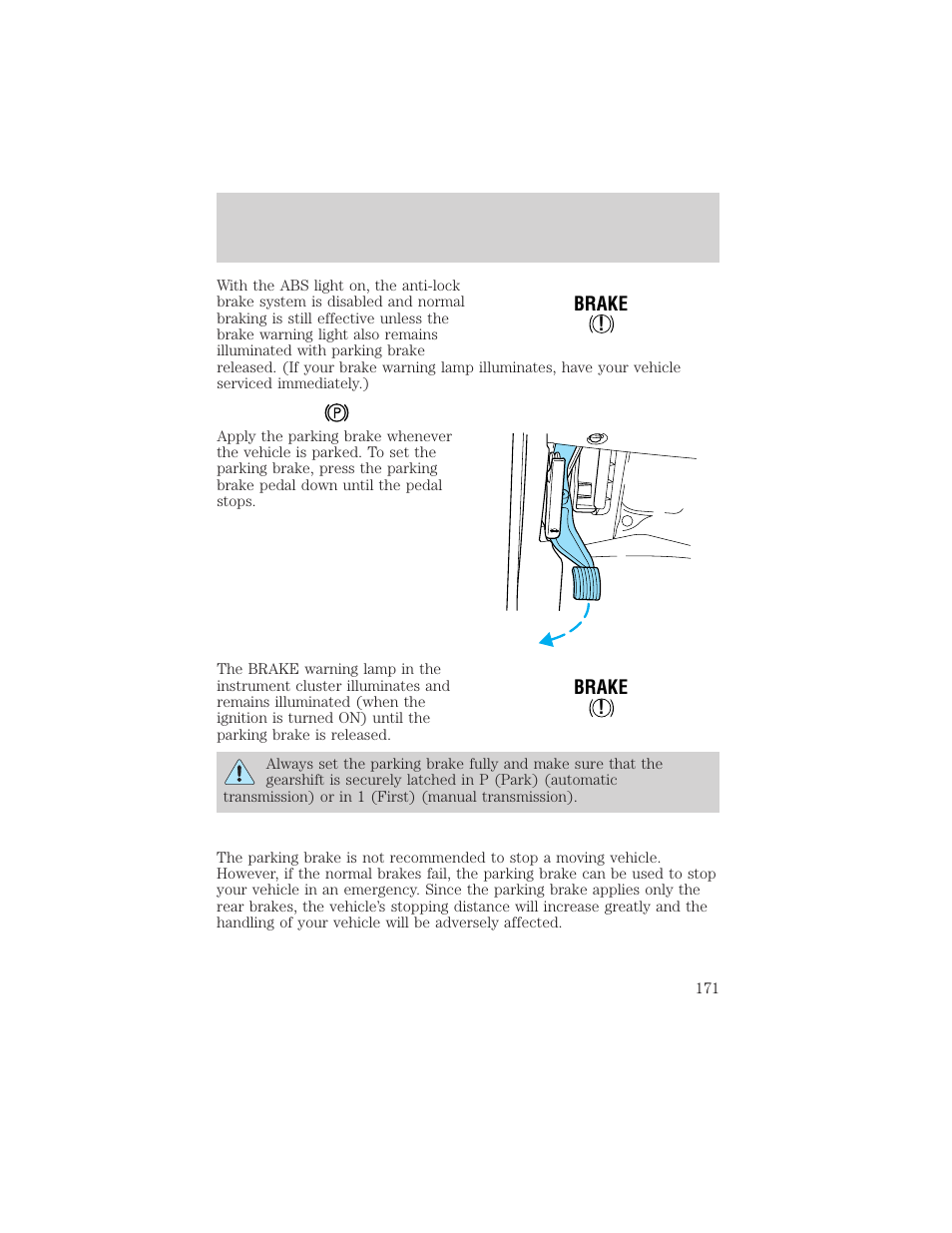FORD 2002 Excursion v.1 User Manual | Page 171 / 296
