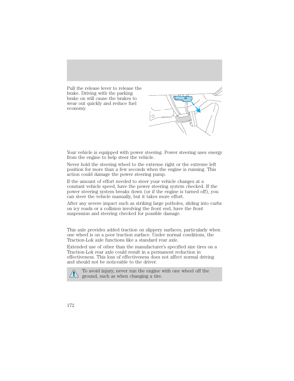Driving | FORD 2002 Excursion v.1 User Manual | Page 172 / 296