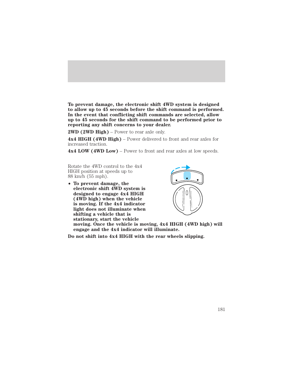 Driving | FORD 2002 Excursion v.1 User Manual | Page 181 / 296