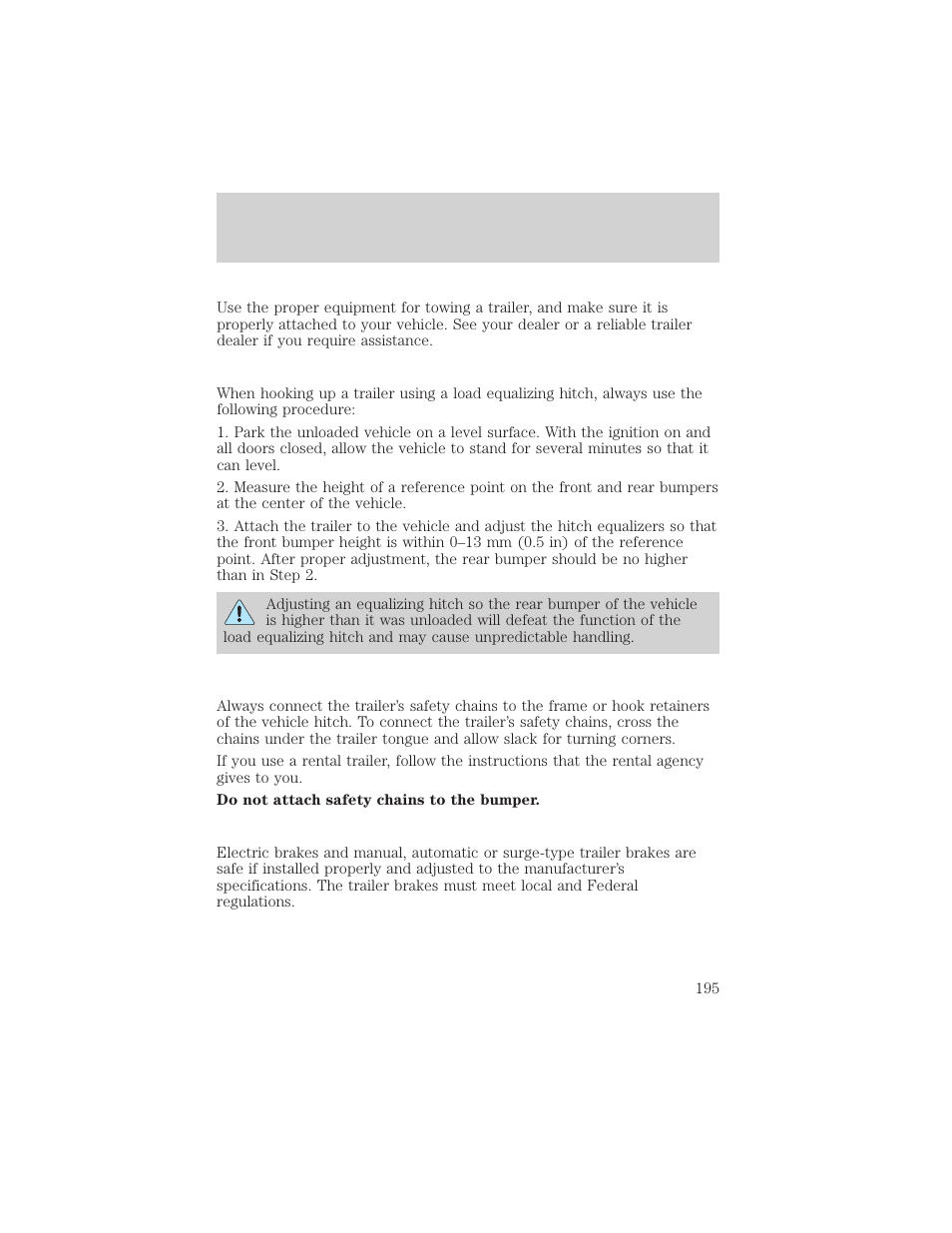Driving | FORD 2002 Excursion v.1 User Manual | Page 195 / 296