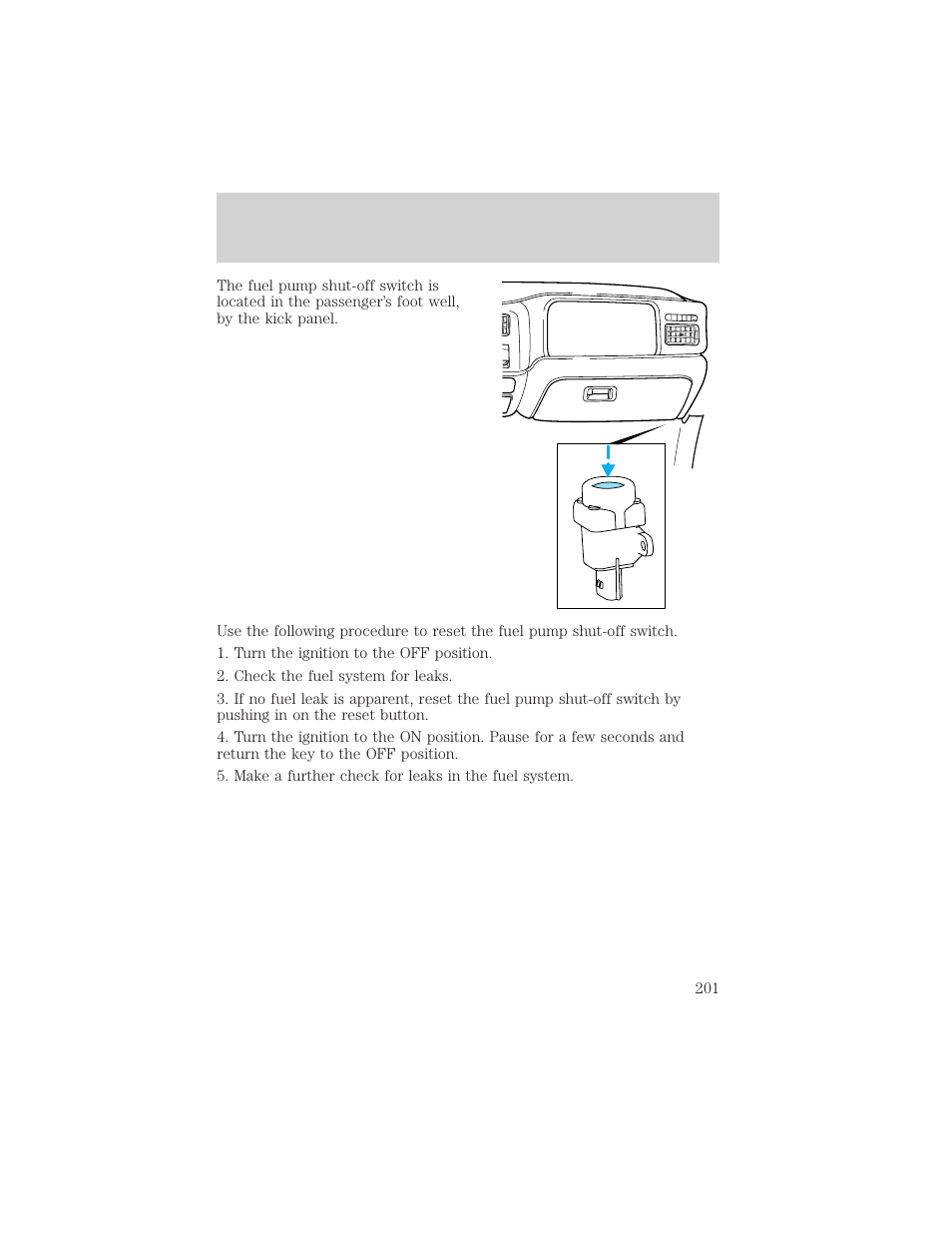 Roadside emergencies | FORD 2002 Excursion v.1 User Manual | Page 201 / 296