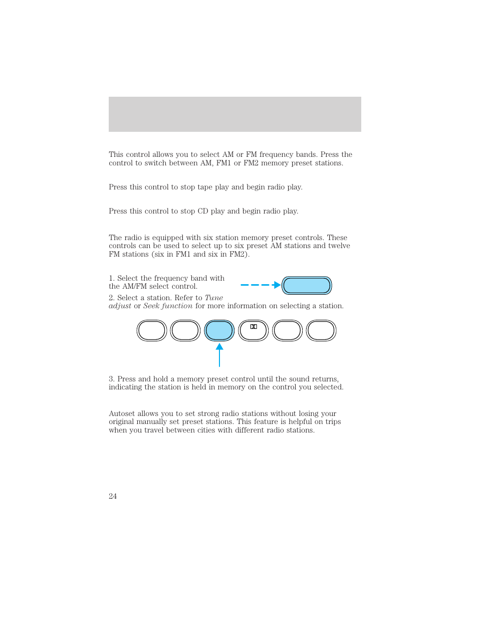 Entertainment systems | FORD 2002 Excursion v.1 User Manual | Page 24 / 296