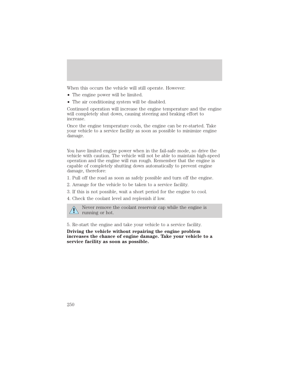 Maintenance and specifications | FORD 2002 Excursion v.1 User Manual | Page 250 / 296