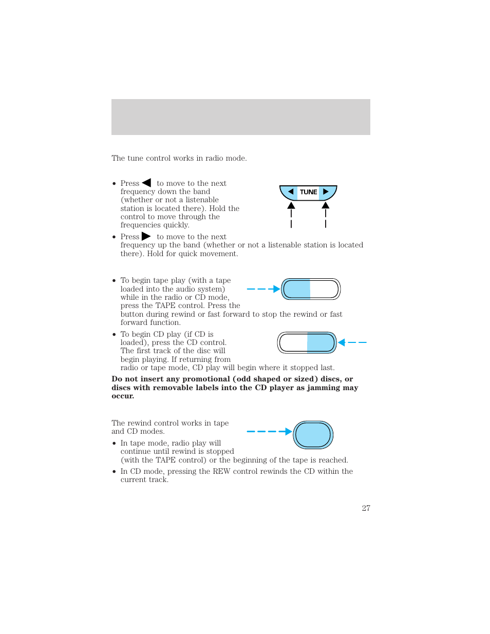 Entertainment systems | FORD 2002 Excursion v.1 User Manual | Page 27 / 296