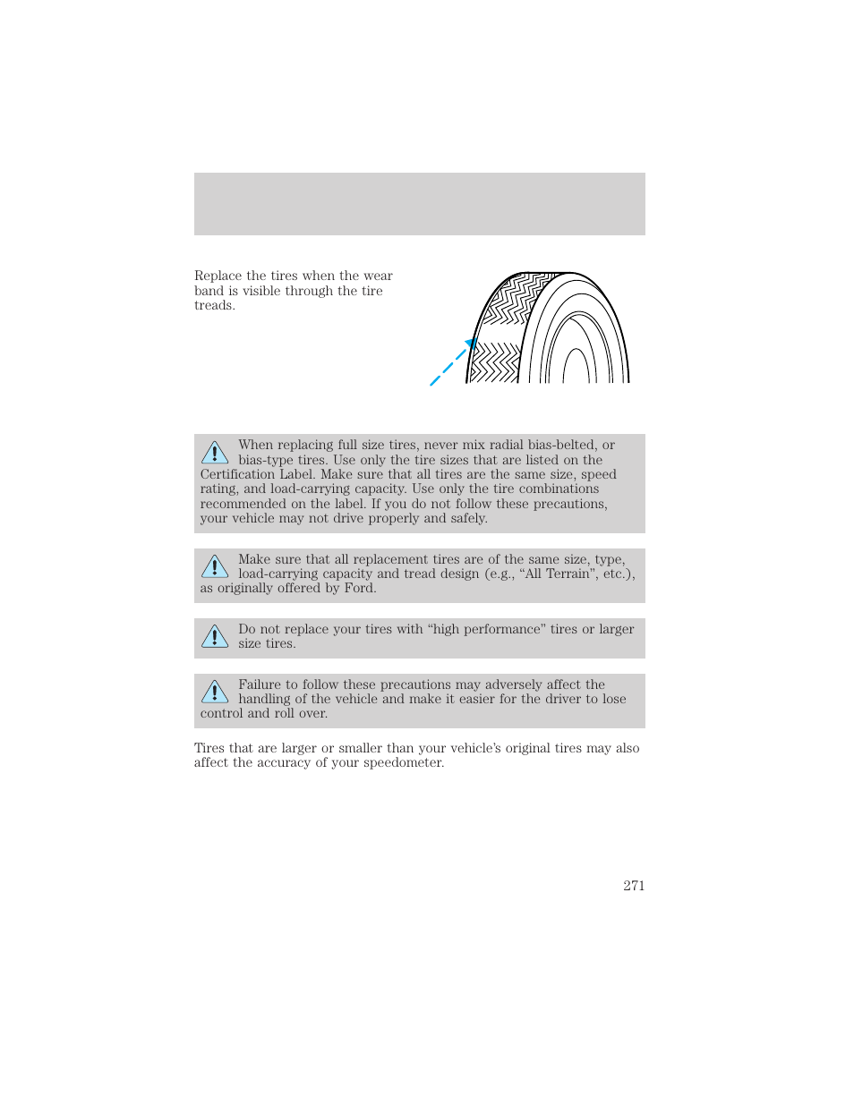 Maintenance and specifications | FORD 2002 Excursion v.1 User Manual | Page 271 / 296