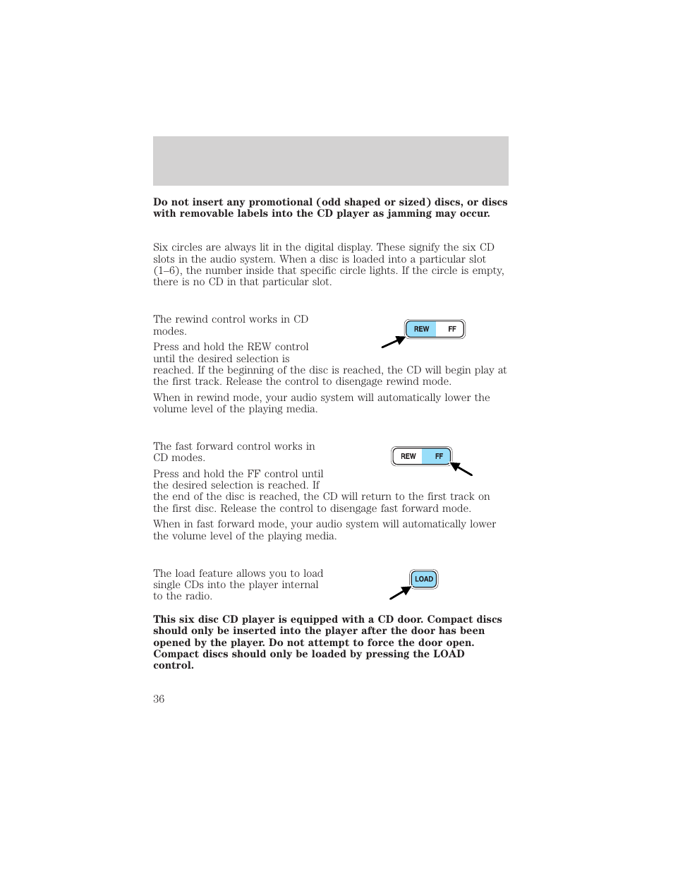 Entertainment systems | FORD 2002 Excursion v.1 User Manual | Page 36 / 296