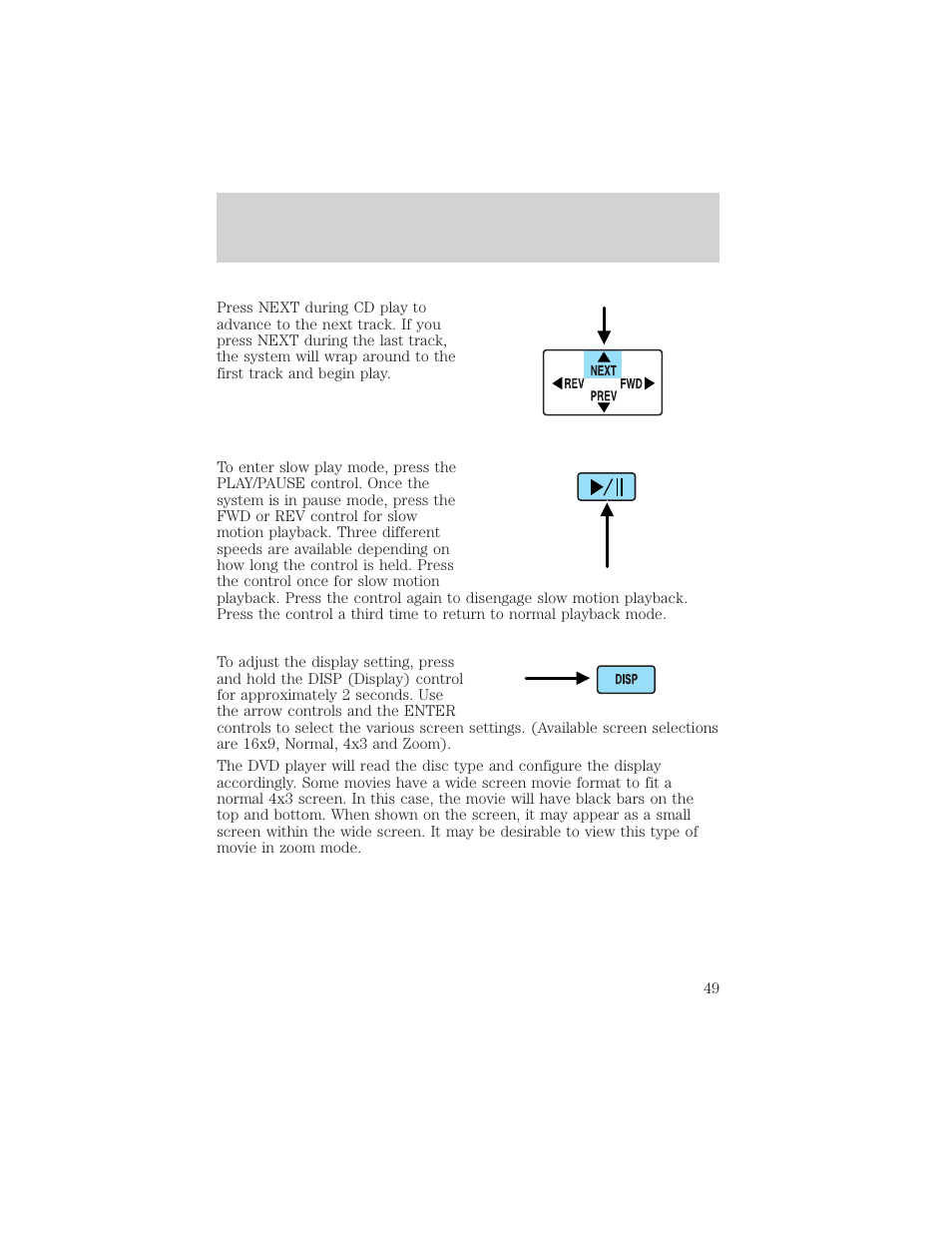 Entertainment systems | FORD 2002 Excursion v.1 User Manual | Page 49 / 296