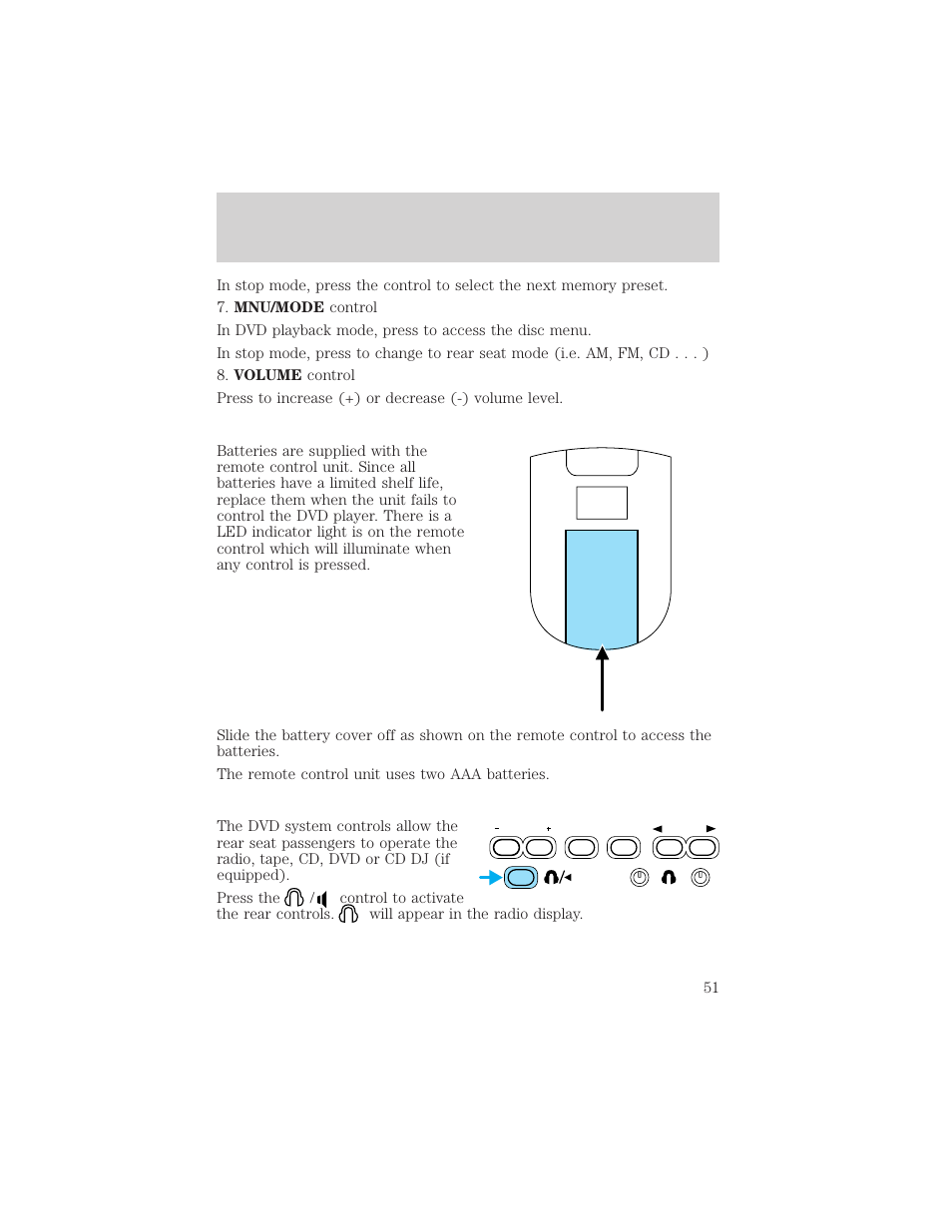 Entertainment systems | FORD 2002 Excursion v.1 User Manual | Page 51 / 296