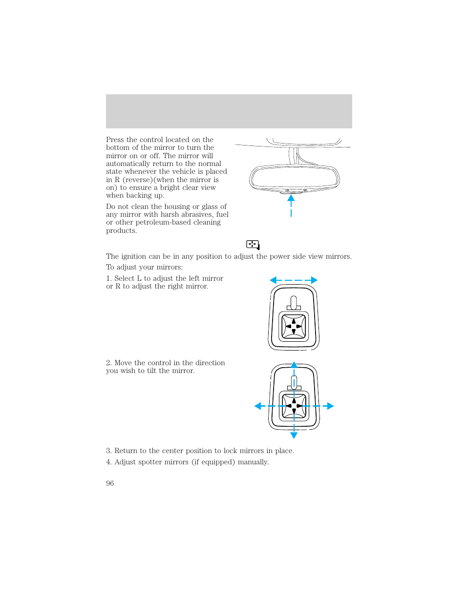 Driver controls | FORD 2002 Excursion v.1 User Manual | Page 96 / 296