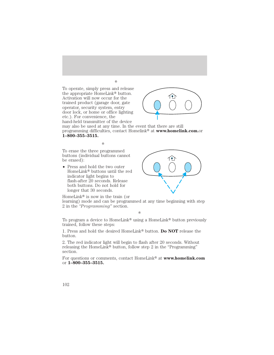 Driver controls | FORD 2002 Excursion v.2 User Manual | Page 102 / 280